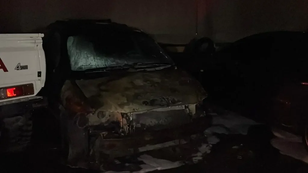 Sarıyer’de Otopark Yangını