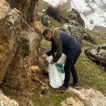 Sason’da Yaban Hayvanlarına Yem Bırakıldı