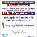 SGK’dan Emeklilere Fark Ödemesi