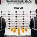 Şırnak sınır kapısında 41 kilo kaçak altın ele geçirildi: 12 gözaltı