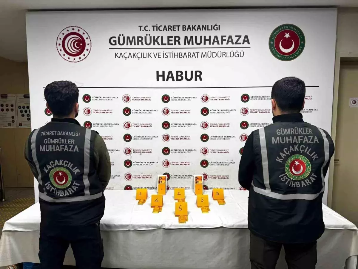 Şırnak’ta 41 kg Altın Kaçakçılığı