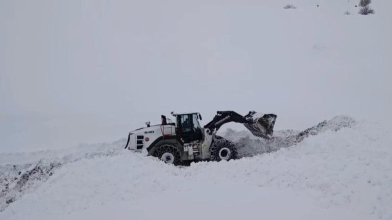 Şırnak’ta kar kalınlığı 2 metreyi aştı