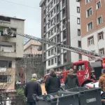 Şişli’de Dört Katlı Binada Yangın