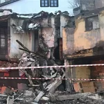 Sivas’ta Metres Bina Kısmen Çöktü