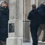 Skandalı vahametini ortaya koyan kare! Malikaneden çıkarken yakalanan isim olay