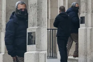 Skandalı vahametini ortaya koyan kare! Malikaneden çıkarken yakalanan isim olay