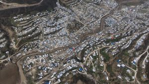 Suriye’nin İdlib ilinde şiddetli yağışlar nedeniyle 330 çadır kullanılamaz hale geldi