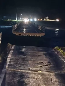 Susurluk’ta Köprü Çöktü