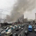 Tahran’daki bir çarşıda yangın çıktı: 200 dükkan küle döndü