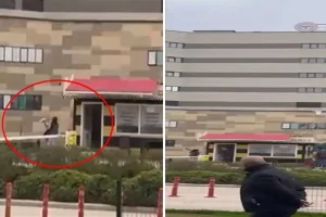 Taksiye alınmayınca çığırından çıktı! O anlar kameralarda