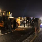 Taşlıçay’da Kar Aracı Devrildi: 1 Yaralı