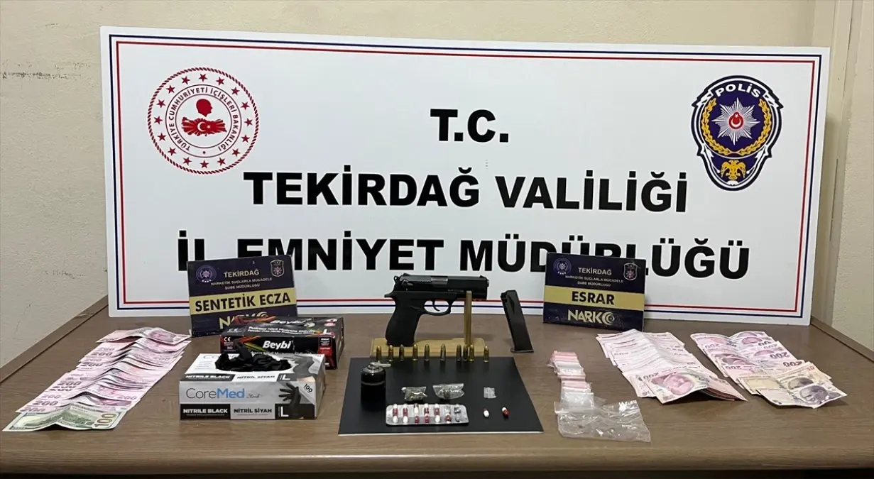 Tekirdağ’da Uyuşturucu Operasyonu: 13 Tutuklama