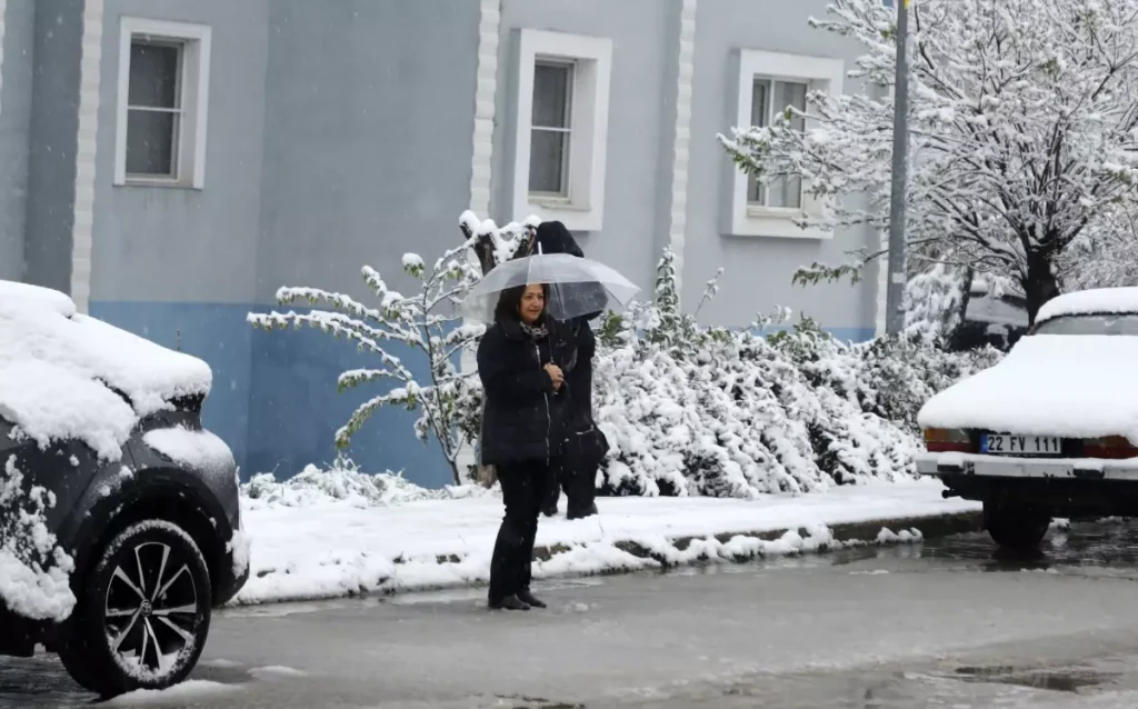 Trakya’ya Kar Yağışı Uyarısı