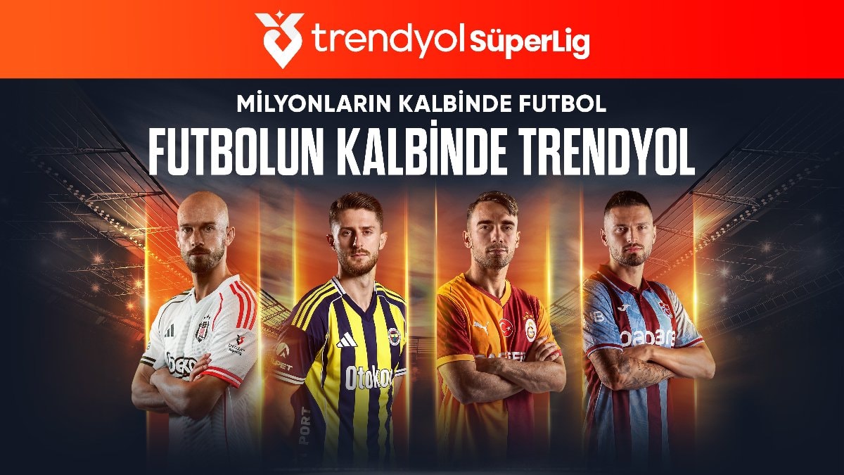 Trendyol, yıldız futbolcularla Süper Lig isim sponsorluğunu kutluyor