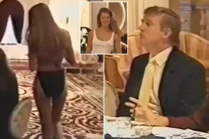 Trump’ı zora sokacak video! Modellik yarışmasında jüri olarak yer almış