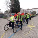 Türk Bayrağı İçin Pedal Çevirildi