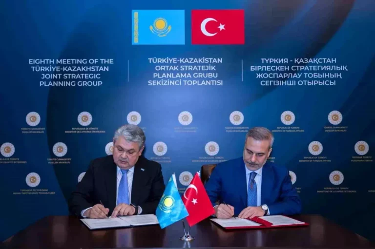 Türkiye-Kazakistan İşbirliği Planı İmzalandı
