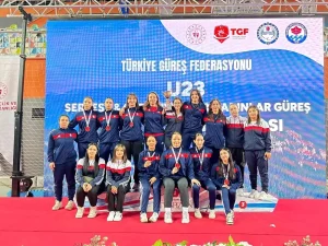 U23 Türkiye Kadınlar Güreş Şampiyonası sona erdi