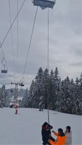 Uludağ’da Mahsur Kalanlar Kurtarılıyor