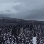 Uludağ’ın Kış Manzarası Dronla Görüntülendi