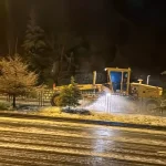 Uşak’ta Dolu Etkisi: Sokaklar Beyaza Büründü