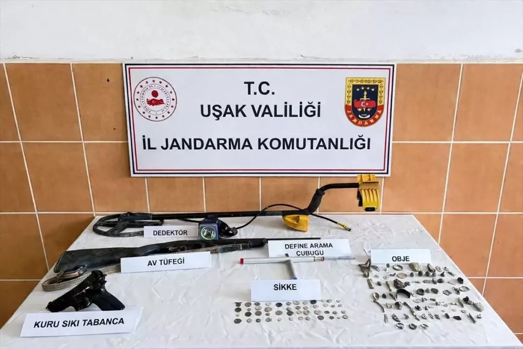 Uşak’ta Tarihi Eser Operasyonu