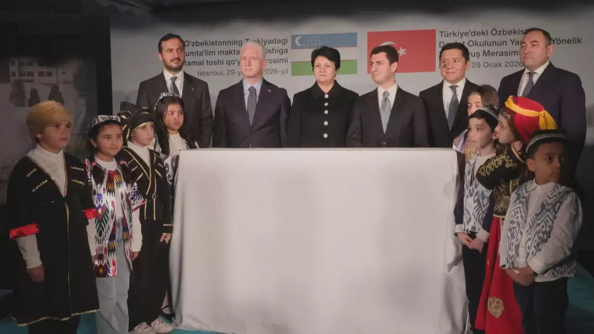Vali Gül, Özbekistan Cumhuriyeti Okul Yapımı İşe Başlama Töreni’ne katıldı