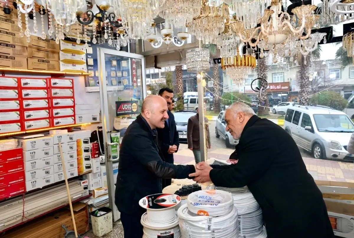 Vali Varol, Kahta Esnafını Ziyaret Etti