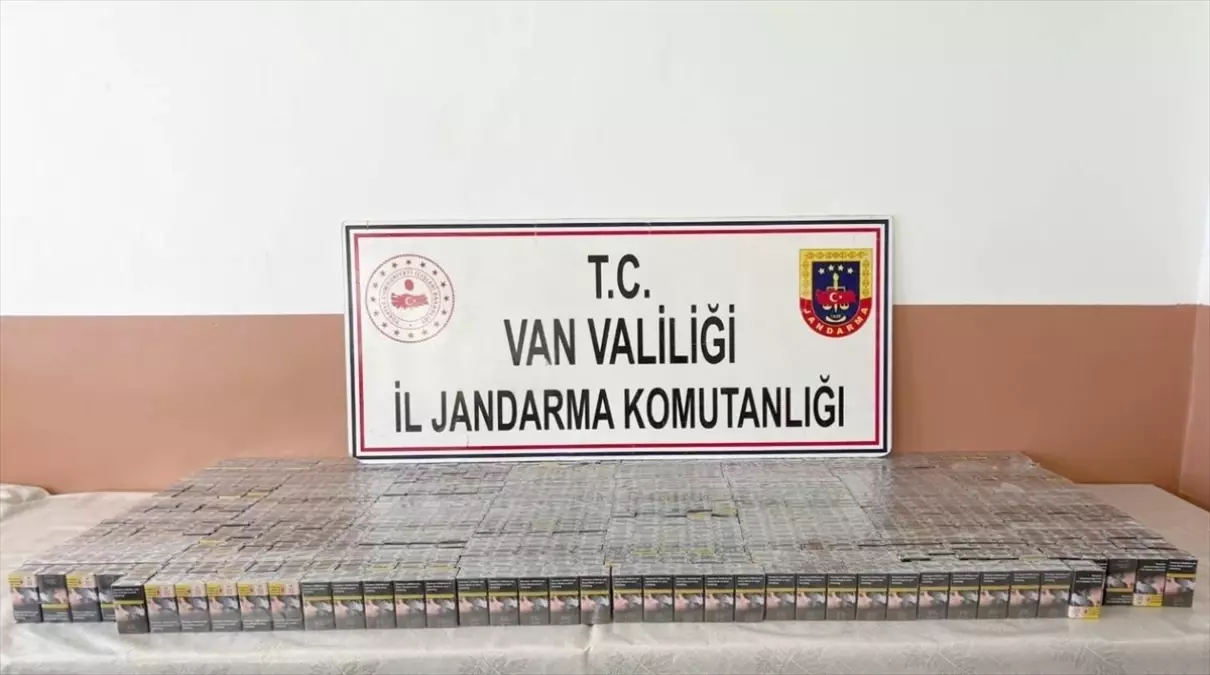 Van’da Kaçak Sigara Operasyonu