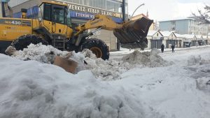 Van’da kar yağışı etkili oluyor