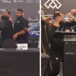 Videoyu izlemeniz lazım! Khamzat Chimaev’i karşısında gören dövüşçü süt dökmüş kedi gibi oldu