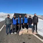 Yaban Hayvanlarına Yem Bırakıldı