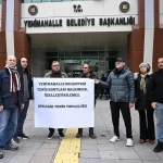 Yenimahalle’de Tenis Kortları Protesto Edildi