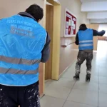 Yükümlülerden Okul Boyama Projesi