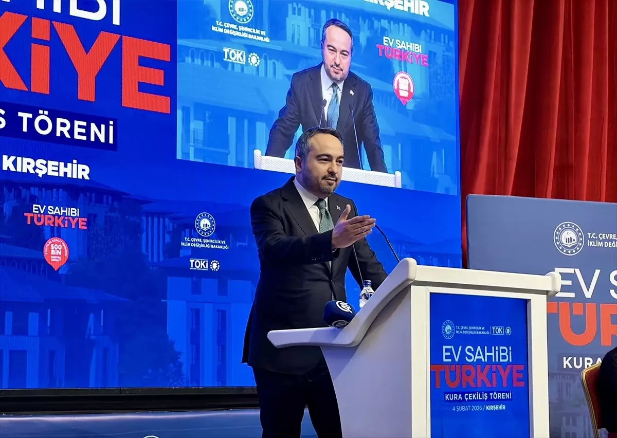 “Yüzyılın Konut Projesi” kapsamında Kırşehir’de yapılacak konutların kurası çekildi