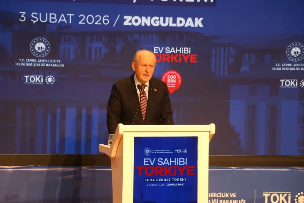 Yüzyılın Konut Projesi kapsamında Zonguldak’ta yapılacak konutların kurası çekildi