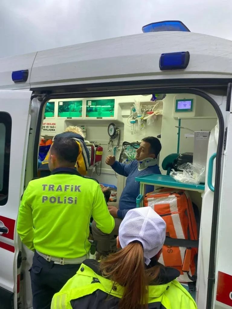 Zonguldak’ta Hafif Ticari Araç Kazası