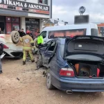 14 Yaşındaki Çocuk Otomobile Bindi, Kaza Geçirdi