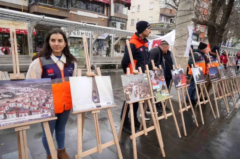 6 Şubat Niğde’de fotoğraf sergisiyle anıldı