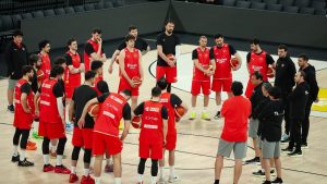 A Milli Erkek Basketbol Takımı, Sırbistan maçının hazırlıklarına başladı