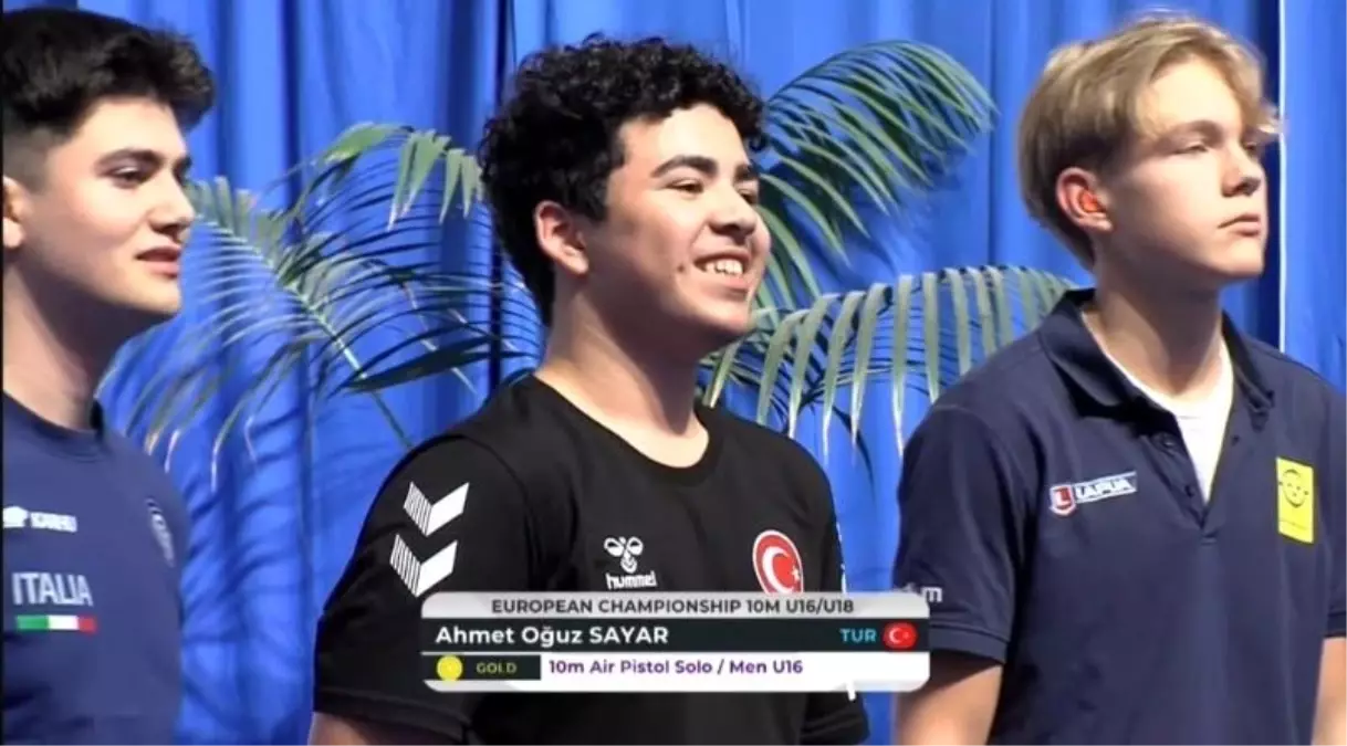 Ahmet Oğuz Sayar’dan Avrupa Rekoru ve Altın Madalya