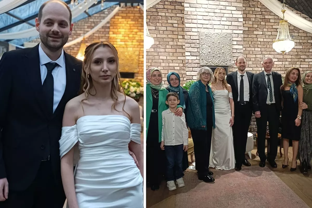 Alman damadın Türk bayrağı hassasiyeti