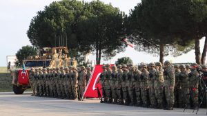 Almanya’daki NATO tatbikatına katılan Mehmetçikler Tekirdağ’da çoşkuyla karşılandı
