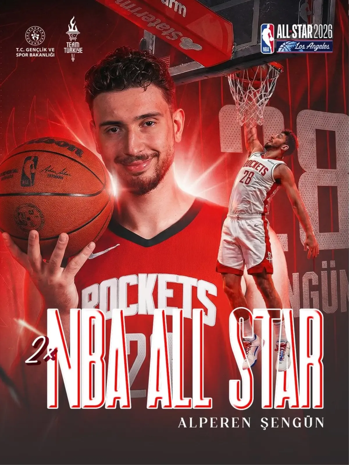 Alperen Şengün İkinci Kez NBA All-Star!