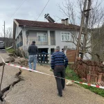 Amasra’da Heyelan: 3 Evde Çatlaklar