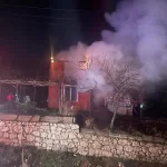 Amasya’da Bağ Evinde Yangın