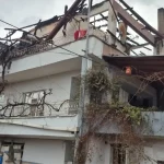 Amasya’da Yangın: Ahır ve Çatı Zarar Gördü
