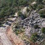 Antalya’da Heyelan: Yol Çöktü