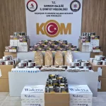 Bafra’da 180 Bin Kaçak Makaron Ele Geçirildi