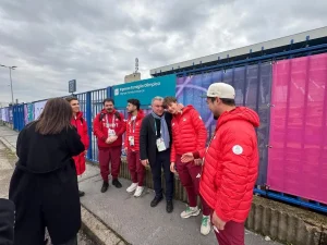 Bakan Bak, Kış Olimpiyatları’nda Milli Takım’ı Ziyaret Etti